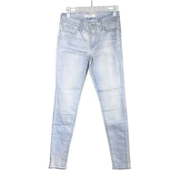 Levi’s 710 Super Skinny Mid Rise Jeans in Light Wash Size 25 - Picture 3 of 11